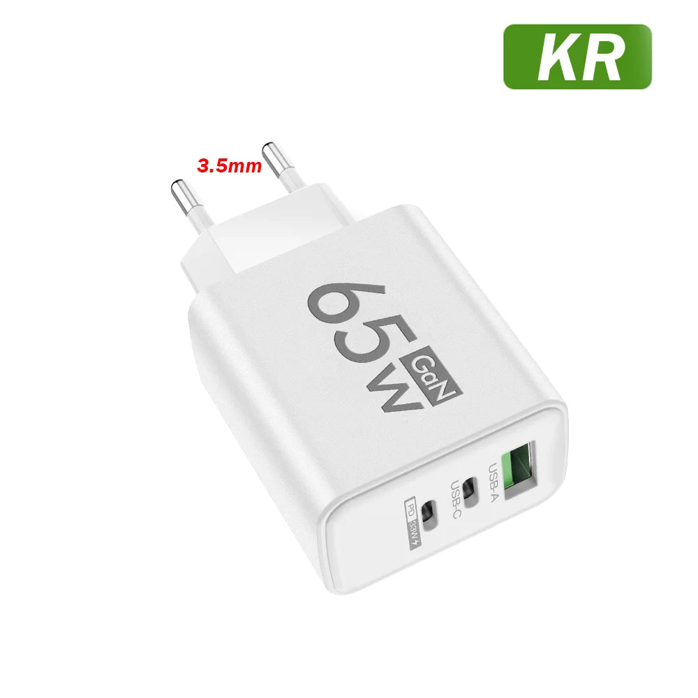 65W USB Fast Phone Charger