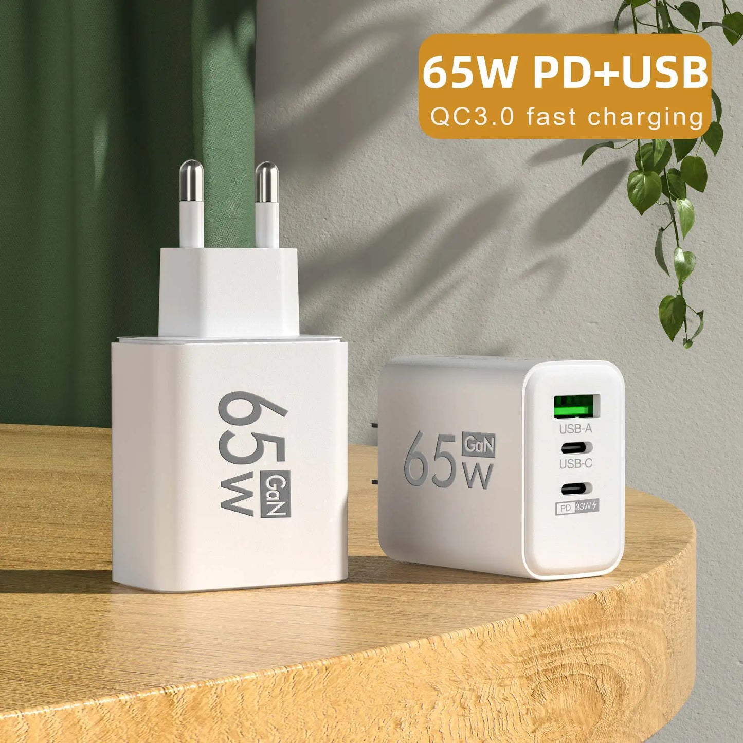 65W USB Fast Phone Charger