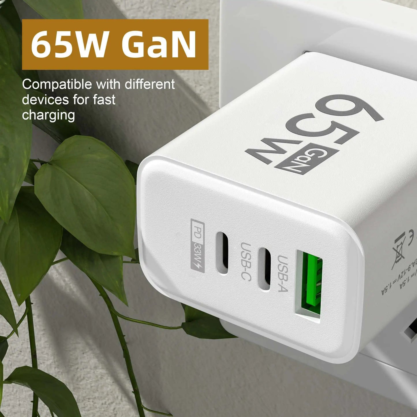 65W USB Fast Phone Charger