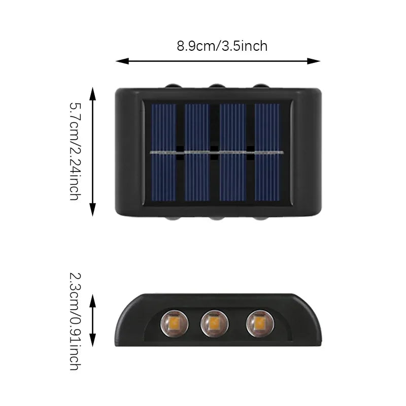Solar LED Outdoor Wall Light