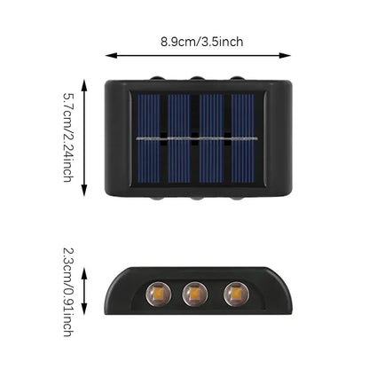 Solar LED Outdoor Wall Light