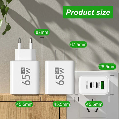 65W USB Fast Phone Charger