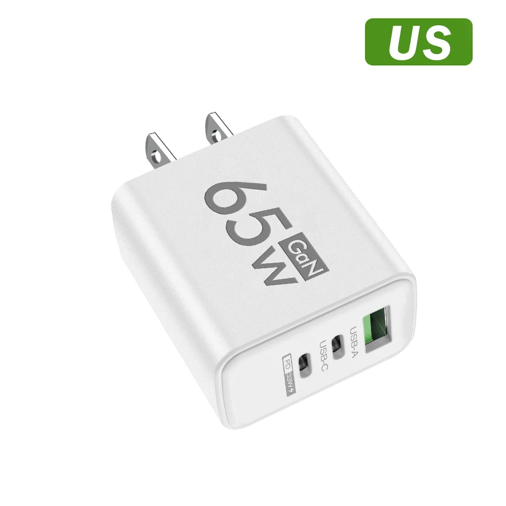 65W USB Fast Phone Charger